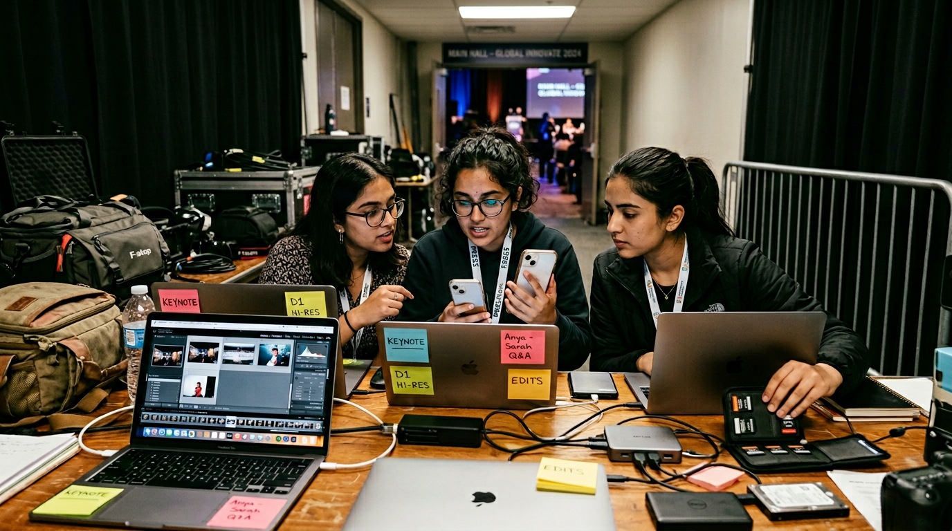 How Bengaluru Tech Summit Automated Event Photo Delivery Using AI