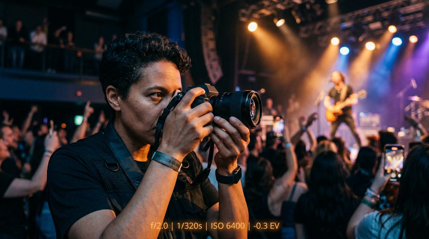 Camera Settings for Low Light Event Photography (2026)