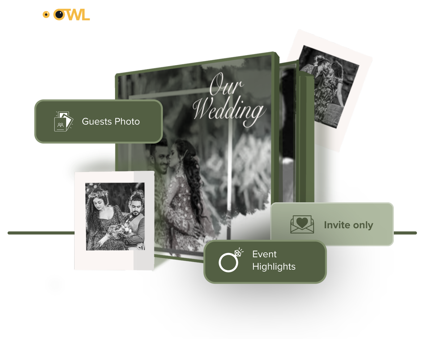 Fotoowl is a best way to share wedding photos with clients